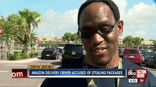 Amazon delivery driver arrested for stealing packages