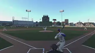 OVER 100MPH BASEBALL COMEBACK HIT AT PITCHER. MLB. THESHOW25