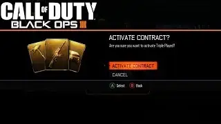HOW TO PERMANENTLY ACTIVATE A TRIPLE PLAY CONTRACT IN BLACK OPS 3! (BLACK OPS 3 TRIPLE PLAY)