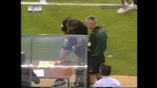 Referee forced off injured at Euro 2000