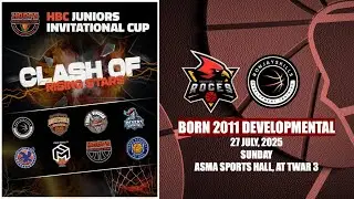 Hoops Basketball Junior Cup | Born 2011 DL| vs RJ | ASMA Sports Hall Al Twar 3| July 27, 2025