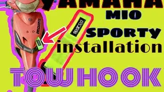 how to install towing strap/tow hook/mio sporty