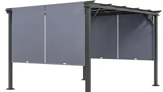 Outsunny 12' x 10' Outdoor Retractable Pergola from Amazon