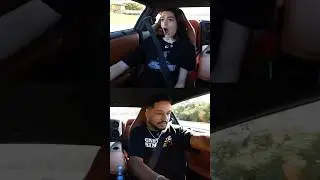Nora's reaction to the GTR speed! 🤣