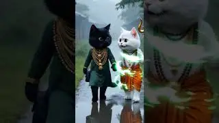Two cat cute different religion cat brother going back to home 😾😽🏡 #brother #cute #shorts #cat