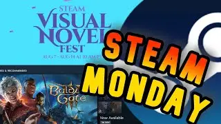 Steam Visual Novel Fest! Baldur's Gate 3 WOW! Payday 3, Humble Bundle, Epic Games, System Shock