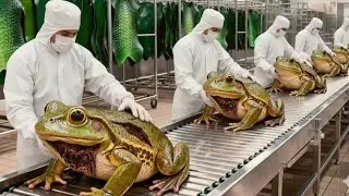 Amazing Transformation: Frog Skin To Luxury Leather | The Full Hidden Factory Process