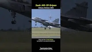 Swedish Air Force JAS-39 Gripen | Orleans Airshow 2025