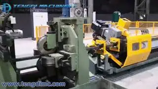 High strength tube mill, small diameter, large wall thickness, and comes with automatic palletizer.
