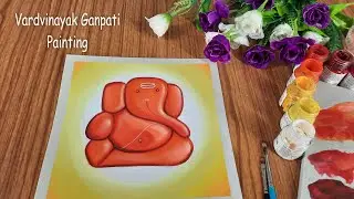 Ashtavinayak Ganpati Painting-4, Varadvinayak Drawing, अष्टविनायक वरदविनायक, art master gore