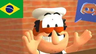 Pizza Tower: rea&ccedil;&atilde;o do pepino a reagindo memes do discord (dublado) (Garry's mod animation) 
