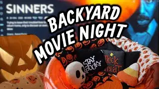 Spooky Outdoor Movie Night 🌙🎬Vlogtober Day 16
