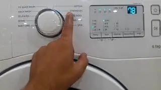 how to use samsung 6.5kg fully automatic front load washing machine full demo model WW65M206LMA