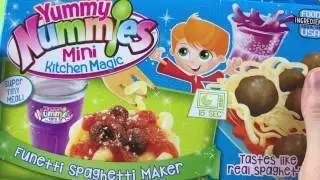Yummy Nummies Mini Kitchen Magic Funetti Spaghetti Maker