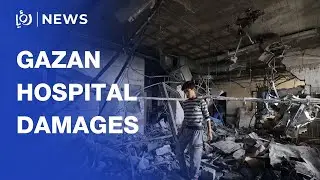 Rubble and destruction at Gaza hospital after deadly &ldquo;Israeli&rdquo; strike