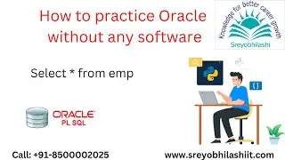 How to learn oracle without install any software
