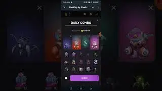 pixeltap by pixelverse daily combo 31august