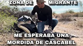 ENTRE LA BASURA EN ZONA DE MIGRANTE EN ARIZONA ME ESPERABA UNA MORDIDA DE SERPIENTE 