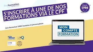 TUTO : S'inscrire &agrave; une de nos formations via le CPF