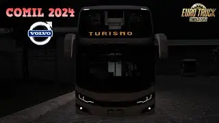 【ETS 2 MOD BUS】APRESENTA&Ccedil;&Atilde;O DO COMIL INVICTUS DD 2024 VOLVO!