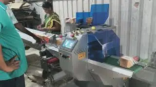 3 SERVO BREAD PACKING FLOW WRAP MACHINE #daropacks #flowwrappingmachine 
