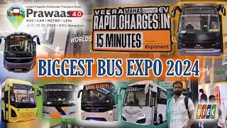 World's First 15 Mins Rapid Charging 🔥🔥 Luxury Bus | PRAWAAS 4.0 BUS EXPO| EV COACHES
