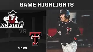New Mexico State vs. Texas Tech (5.6.25) Highlights | 2025 Big 12 Baseball