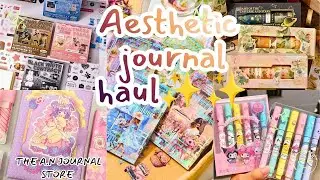 Aesthetic Journal Haul 🌸 | Cute Stickers, Washi Tapes & Sanrio Pens 💕
