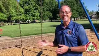 Playground Swing Safety - Swing Use Zone & Surfacing Info