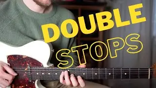 Double stop etude ⎮ Fast and slow ⎮ TAB & backing track