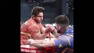 SuperMatch b/w Sidhhant Kathuria vs Kyle Cummings ☠️ | Round 1 | #armwrestling #itzsaw #shorts