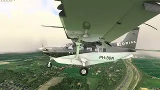 SWS Kodiak 100 Bremen EDDW to Groningen EHGG MSFS2020 Xbox 4K SU16