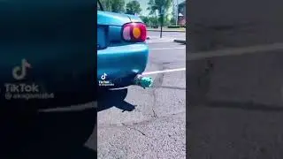 squealing pig dog toy gets hooked up to an exhaust and launches at mach 2