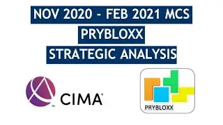 Стратегический анализ CIMA MCS Prybloxx &mdash; ноябрь 2020 г. и февраль 2021 г.