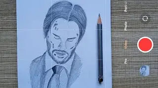 How to DRAW john wick 