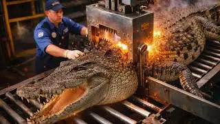 How Crocodiles Are Turned Into Luxury Leather — Pure Factory ASMR