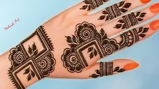 सरल मेहंदी डिजाइन  | Mehndi design | Mehndi | Cone design | Mehndi Art | Floral design 