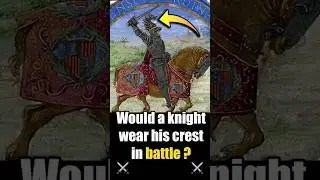 Would an Italian knight wear his expensive helmet crest in battle?&nbsp;⚔️✨⚔️