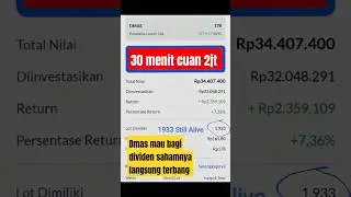 Saham DMAS 30 menit direkom langsung terbang, merayakan Persib juara beli saham 1933 LOT #sahamdmas