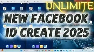 Unlimited New Facebook Id Create 2025|| New Method 100% Work. 