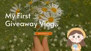 My First Giveaway🎁✨
