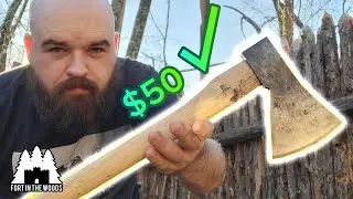 the best cheap axe ($50) Cold Steel Trail Boss Axe Review