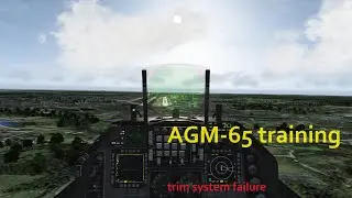 Falcon BMS 4.37 U3 | Maverick training with a twist | Trim failure