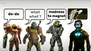 Day and night meme (Samus aran, Doom Slayer, M&aacute;ster chief and Isaac clarke)