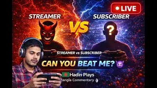 🔥Streamer VS Subscriber eFootball Mobile |Friendly Match | Bangla Commentary |  Hadin Gaming⚽️🔥