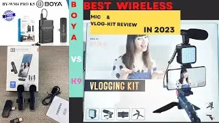 Boya VS k9 wireless Mic and Vlog Kit 01 LM review