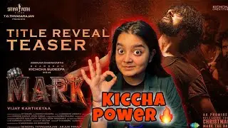 Mark Title Glimpse Reaction | KichchaSudeepa| Vijay Kartikeyaa | Ajaneesh B Loknath