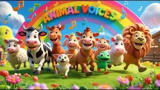 Animal sounds|Animal voice song|Educational kids rhymes|kids songs and rhymes|learning animal names|