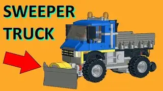 How to BUILD a LEGO Sweeper Truck