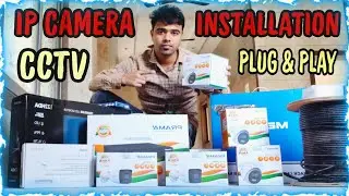 Full IP Camera Installation | Step by Step in Hindi | Online Prama NVR Live Configuration & Install 